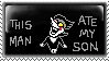 Button:  this man ate my son 