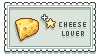 Button: cheese lovr