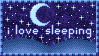 Blinkie: i love sleeping