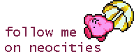 follow me on neocities