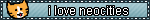 Blinkie: I love neocities